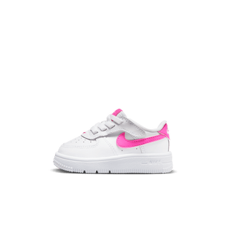 FORCE 1 LOW EASYON (TD) - WHITE / LASER FUCHSIA