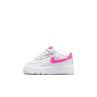 FORCE 1 LOW EASYON (TD) - WHITE / LASER FUCHSIA