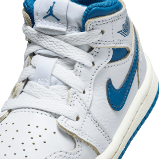 JORDAN 1 MID SE (TD) - WHITE / INDUSTRIAL BLUE