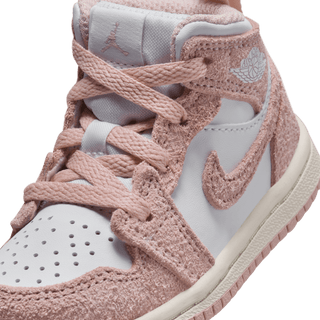 JORDAN 1 MID SE (TD) - WHITE / LEGEND PINK
