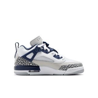 JORDAN SPIZIKE LOW (GS) - WHITE / MIDNIGHT NAVY