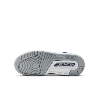 JORDAN SPIZIKE LOW (GS) - WHITE / MIDNIGHT NAVY