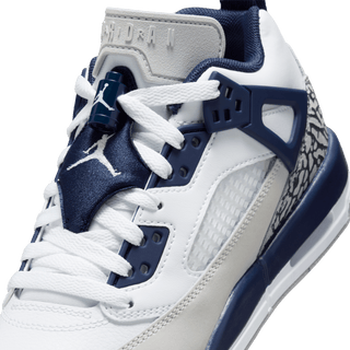 JORDAN SPIZIKE LOW (GS) - WHITE / MIDNIGHT NAVY
