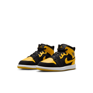 JORDAN 1 MID SE (PS) - BLACK / VARSITY MAIZE