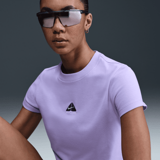 WMNS ACG DRI-FIT CROPPED TEE - HYDRANGEAS / THUNDER BLUE