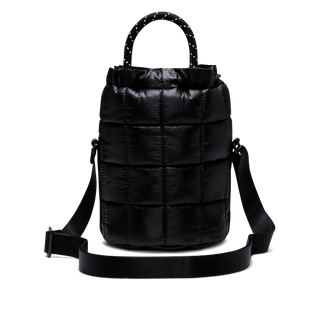 PUFFLE TINY TOTE - BLACK