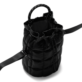 PUFFLE TINY TOTE - BLACK