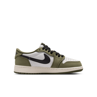 AIR JORDAN 1 RETRO LOW OG (GS) "MEDIUM OLIVE"