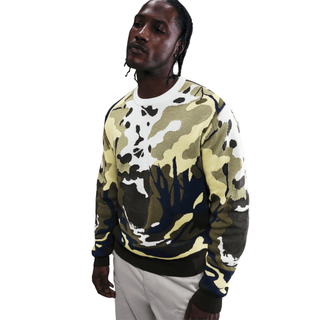 NIKE LIFE WILDERNESS SWEATER - SAIL / SOFT YELLOW