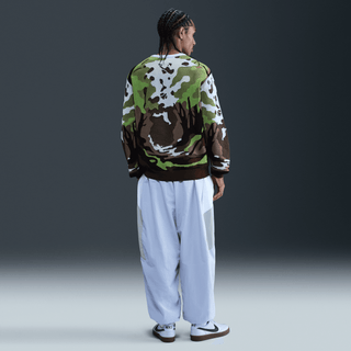 NIKE LIFE WILDERNESS SWEATER - CELESTINE BLUE / CHLOROPHYLL