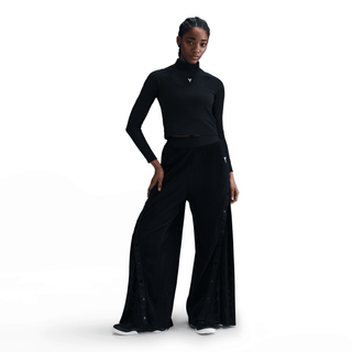 WMNS KOBE DETAILS PLEATED PANTS - BLACK