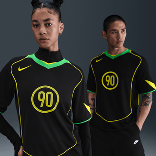 TOTAL 90 DRI-FIT SOCCER JERSEY - BLACK / GREEN SPARK