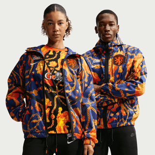 NETHERLANDS X PATTA X NIKE "X2" ANTHEM JACKET - DEEP ROYAL BLUE / ORANGE