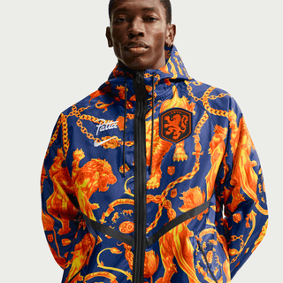 NETHERLANDS X PATTA X NIKE "X2" ANTHEM JACKET - DEEP ROYAL BLUE / ORANGE