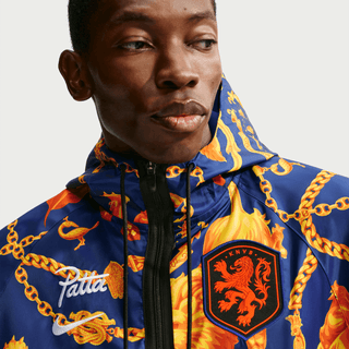 NETHERLANDS X PATTA X NIKE "X2" ANTHEM JACKET - DEEP ROYAL BLUE / ORANGE