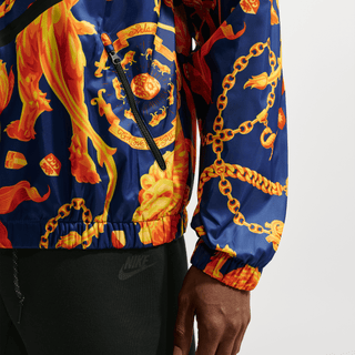 NETHERLANDS X PATTA X NIKE "X2" ANTHEM JACKET - DEEP ROYAL BLUE / ORANGE
