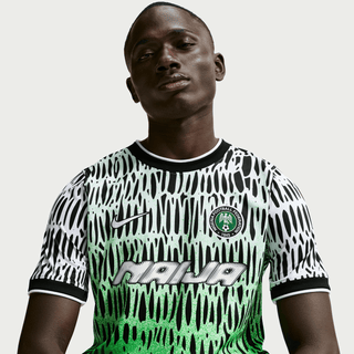 NIGERIA X SLAWN X NIKE "X2" ACADEMY PRO PREMATCH JERSEY - WHITE / BLACK