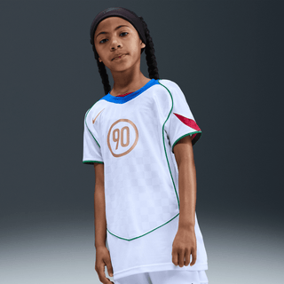 KIDS TOTAL 90 DRI-FIT SOCCER JERSEY - WHITE / ITALY BLUE