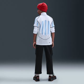 KIDS TOTAL 90 DRI-FIT SOCCER JERSEY - PSYCHIC BLUE / WHITE