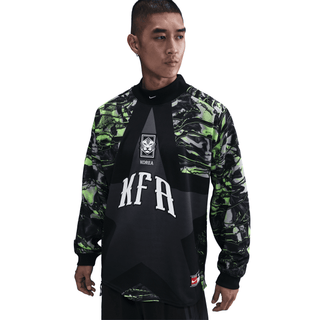 KOREA NATIONAL TEAM GOALKEEPER JERSEY LOOSE FIT - BLACK / BLACK / WHITE