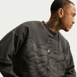 JA DRI-FIT LONG SLEEVE BASKETBALL TOP - BLACK