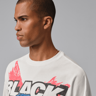 MJ BLACK CAT L/S TEE - IVORY
