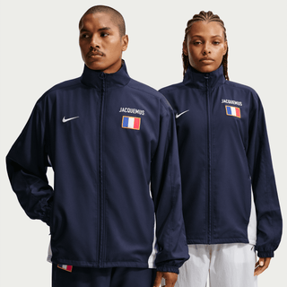 FRANCE X JACQUEMUS X NIKE "X2" TRACK JACKET - BLACKENED BLUE / WHITE