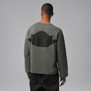 MJ WINGS L/S TEE - RIVER ROCK