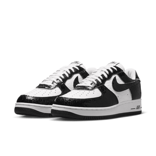 AIR FORCE 1 CRACKED LEATHER "BLACK"