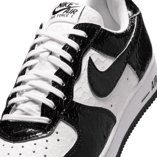 AIR FORCE 1 CRACKED LEATHER "BLACK"
