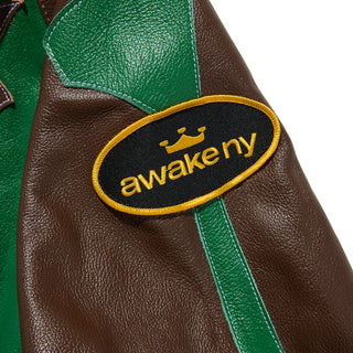 VANSON STADIUM TEAM JACKET - BROWN