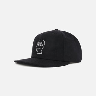 FLANNEL CLASSIC LOGOHEAD 6 PANEL - BLACK