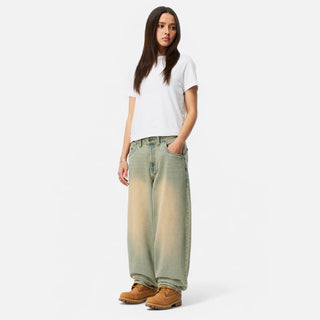 BAGGY DENIM PANTS - SANDBLASTED SKY BLUE