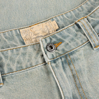 BAGGY DENIM PANTS - SANDBLASTED SKY BLUE