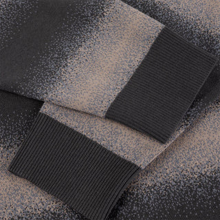 STRIPED RUGBY KNIT - CHARCOAL / MULTI