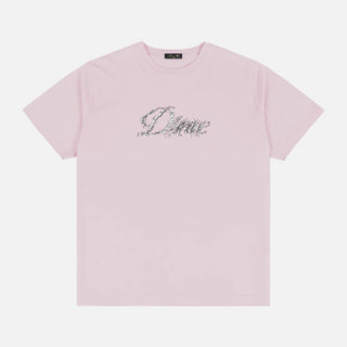 CURSIVE SMASHED T-SHIRT - LIGHT PINK
