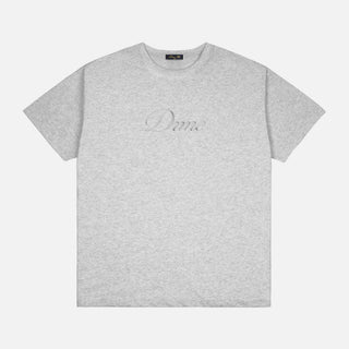 CURSIVE T-SHIRT - HEATHER GREY