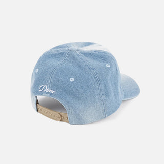 CURSIVE DENIM WORKER CAP - BLUE