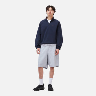 CLASSIC TERRY QUATER ZIP  - NAVY