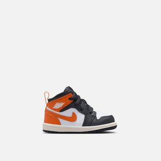 JORDAN 1 MID (TD) - STARFISH / WHITE / BLACK