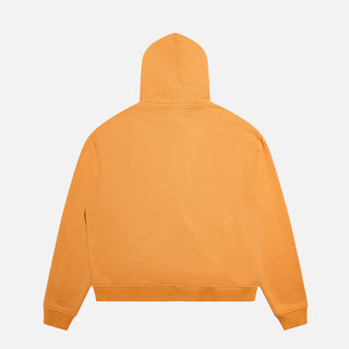 STAR FULL-ZIP HOODIE - MUSTARD