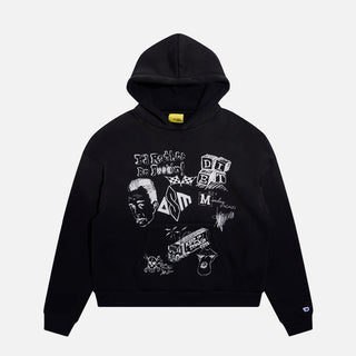 DOODLE HOODIE - VINTAGE BLACK