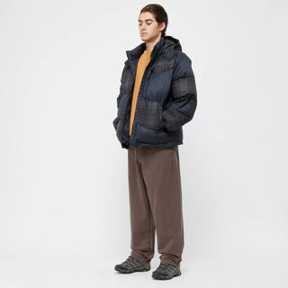 PREMIUM TWEED PUFFER - DARK GREY