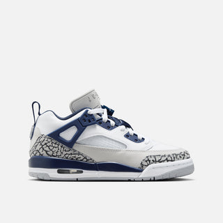 JORDAN SPIZIKE LOW (GS) - WHITE / MIDNIGHT NAVY