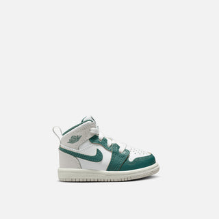 JORDAN 1 MID SE (TD) - WHITE / OXIDIZED GREEN