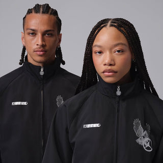 FREE THE YOUTH X JORDAN TRACK JACKET - BLACK
