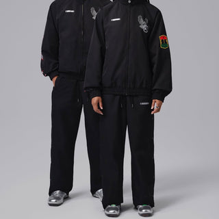 FREE THE YOUTH X JORDAN TRACK PANTS - BLACK