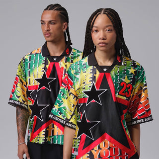 FREE THE YOUTH X JORDAN FOOTBALL JERSEY - MULTI / BLACK