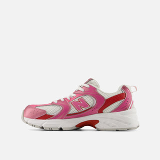 530 (GS) - PINK SATIN / SHADOW RED