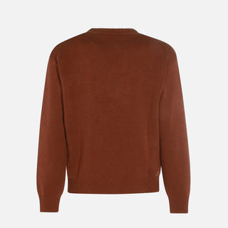 MARNI LOGO SWEATER - MAROON